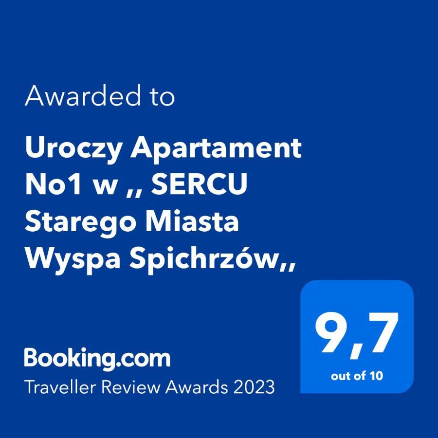 Uroczy Apartament No1 W ,, Sercu Starego Miasta Wyspa Spichrzow,, Гданьск Экстерьер фото